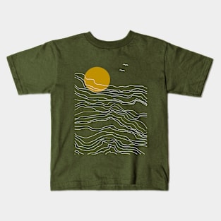 Retro Sun Design Kids T-Shirt